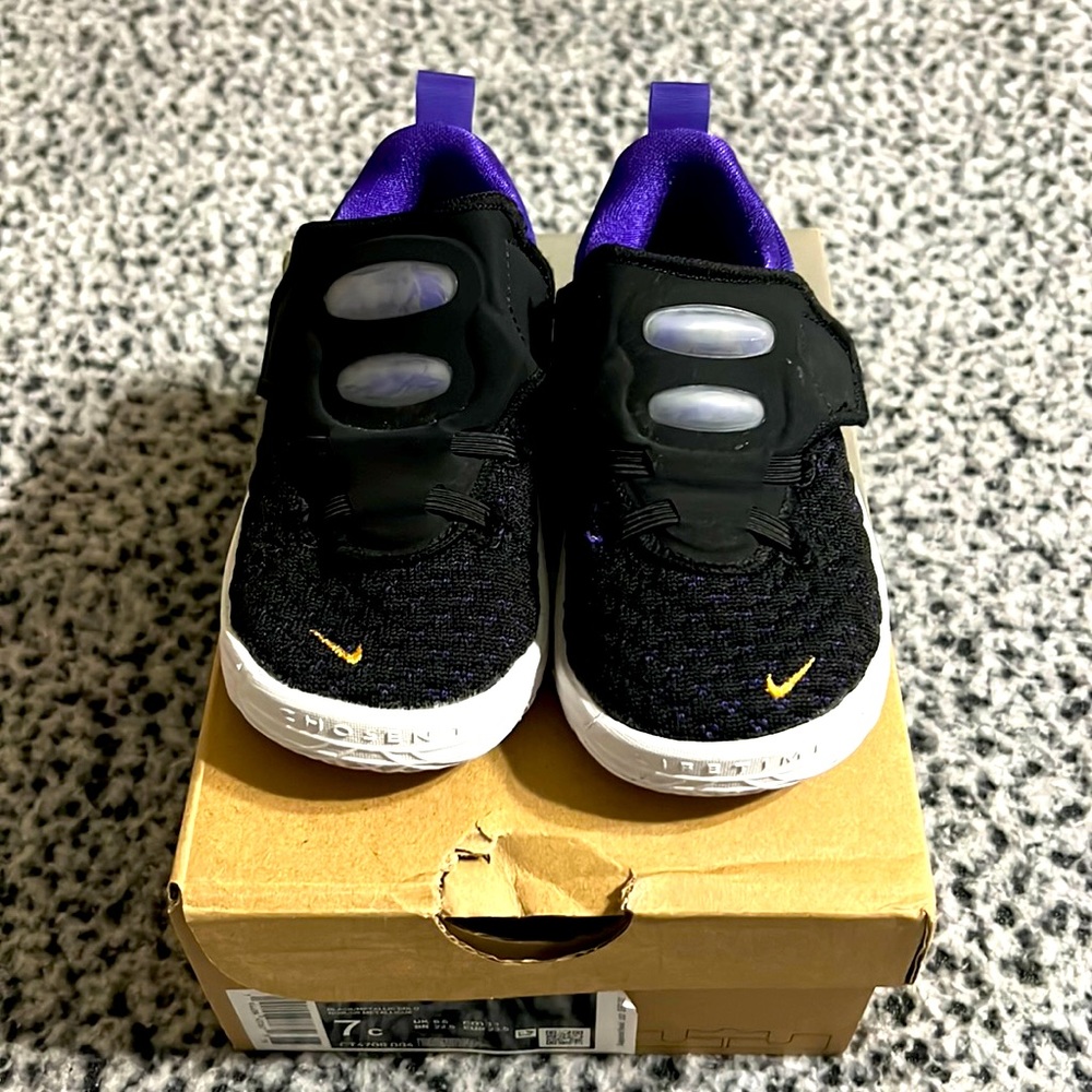 Toddler Nike LeBron 18 - Lakers (Size 7C)